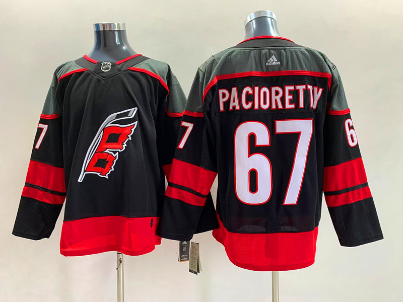 Men's Carolina Hurricanes Max Pacioretty #67 Black Home Breakaway Jersey